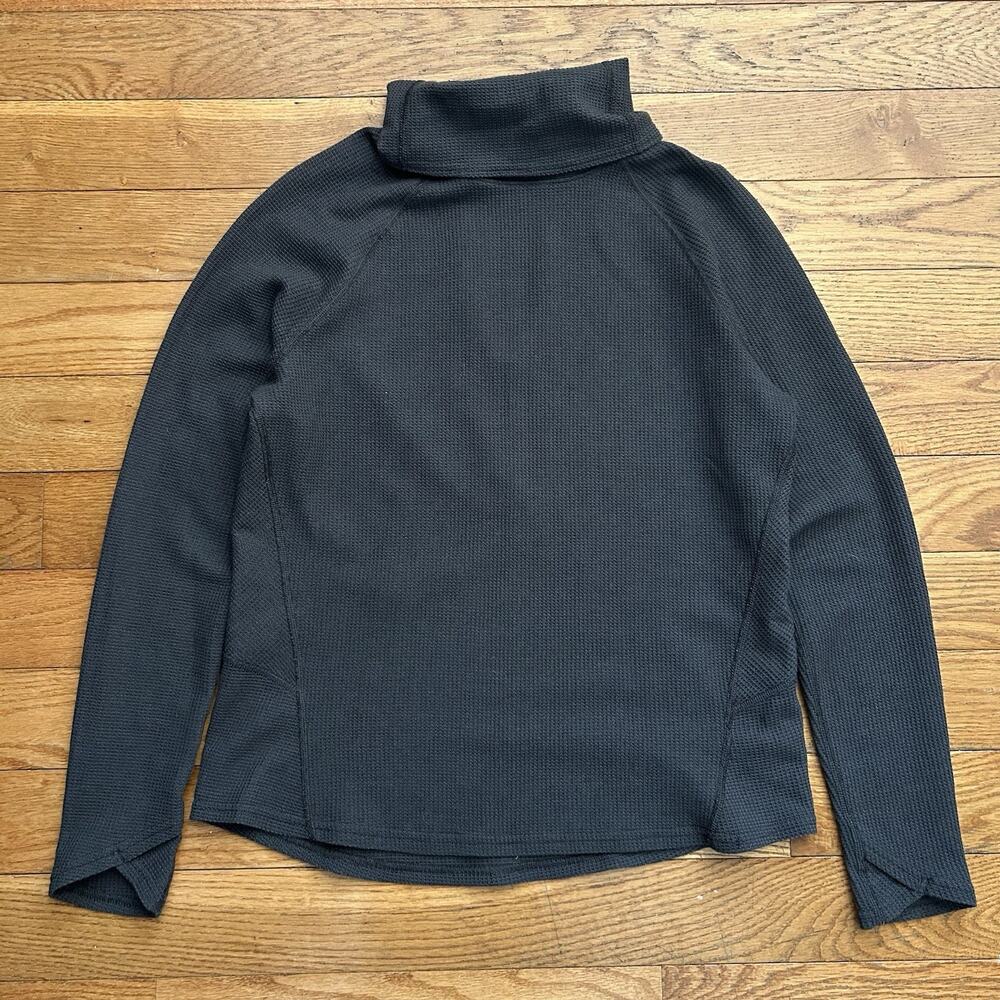Kuhl Petra Turtleneck Waffle Knit Long Sleeve Performance Shirt Top Large